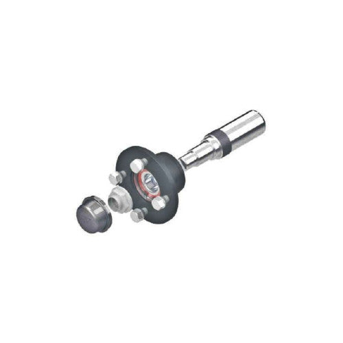 Butuc roata remorca 4x100 cu ax si accesorii complet Cod: CW-0203B