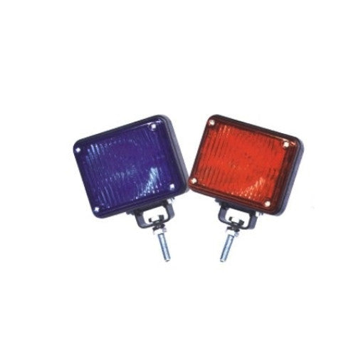 Stroboscoape auto 12V rosu-albastru set 2 bucati cu modul de comanda Cod: WF01A