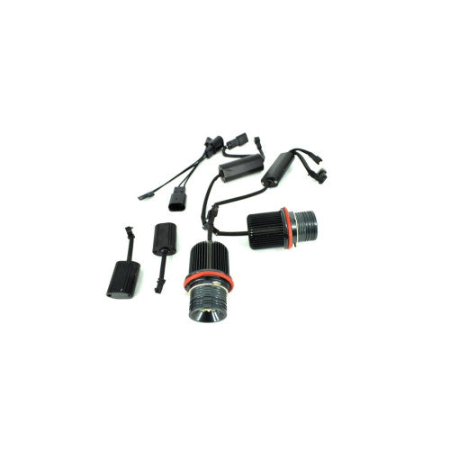 Set 2 becuri LED Marker Angel Eyes auto compatibil BMW 80W alb canbus pentru faruri xenon Cod: A.E.2021