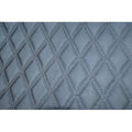 Material special pentru COVORASE auto romb negru/cusatura neagra. Cod: COV02NN
