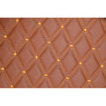 Material special pentru COVORASE auto romb  maro/cusatura maro.Cod: COV02MM