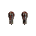 Becuri auto ART P21W BA15s TV tip vechi 12V 21W crom lumina portocalie 1 faza set 2 bucati