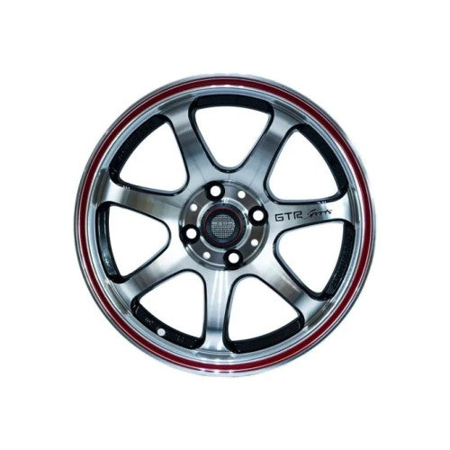 Jante ART 16x7 4x108 ET35 Negru  polish  compatibile Ford, Volvo, Peugeot, Citroen Cod: K356BP R-L