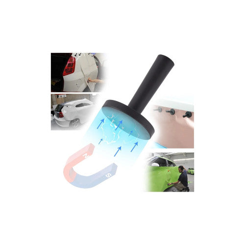 Magnet negru  pentru montaj  folie carbon   Cod: M77