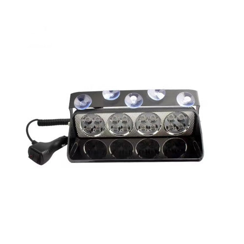 Lampa LED stroboscopica parbriz 12V cu ventuze diverse culori Cod: S4Y