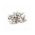 Capace valve auto metalice universale 100 bucati argintii Cod: N-3