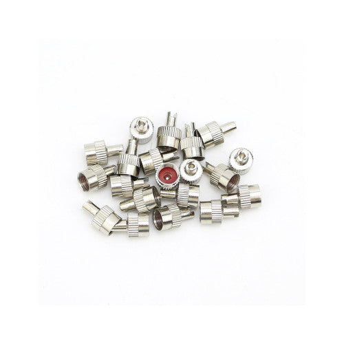Capace valve auto metalice universale 100 bucati argintii Cod: N-3