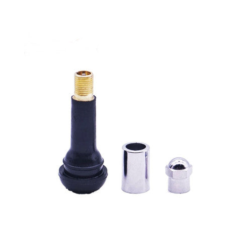Valva auto cromata tip TR413 compatibila jante standard Cod: TR413C