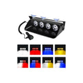Lampa LED stroboscopica parbriz 12V cu ventuze diverse culori Cod: S4Y