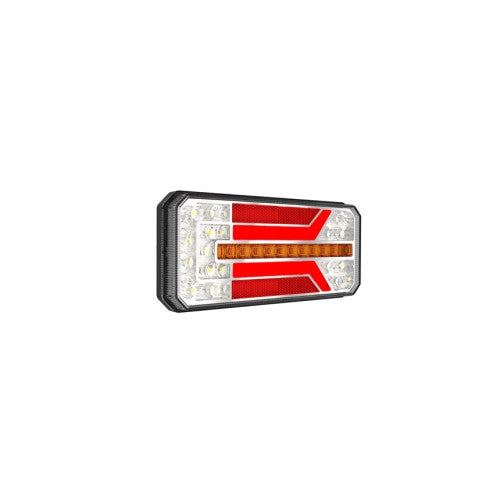Lampa stop camion LED cu semnalizare dinamica 12V/24V IP67 Cod: SL-5005