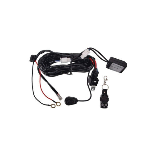 Sistem telecomanda cablaj proiectoare LED 12V relee sigurante Cod: HH-FL4K