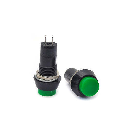 Buton auto cu retinere ON-OFF verde aplicatii electrice universale 12V Cod: LB