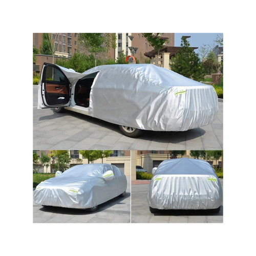 Prelata auto universala premium berlina S 4.15x1.7x1.5m impermeabila cu fermoar