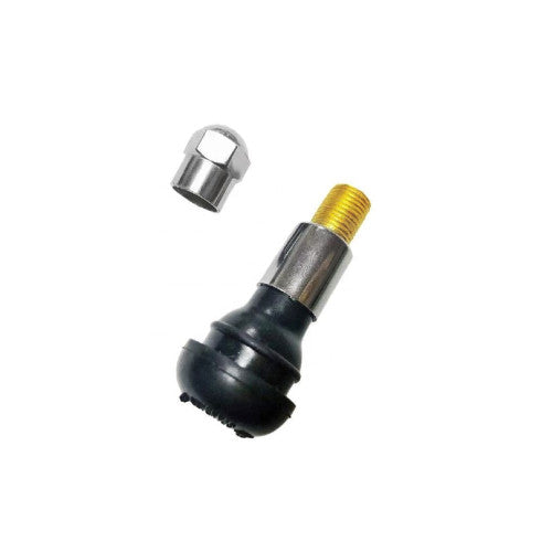 Valva auto cromata tip TR413 compatibila jante standard Cod: TR413C