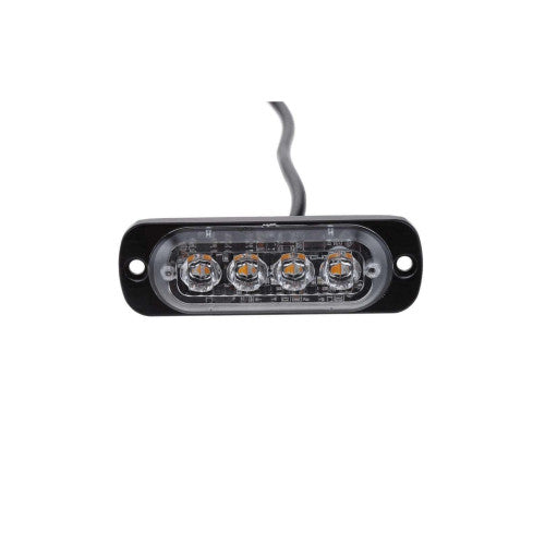 Lampa LED stroboscopica 4 LED-uri 12V-24V diverse culori Cod: ART04T