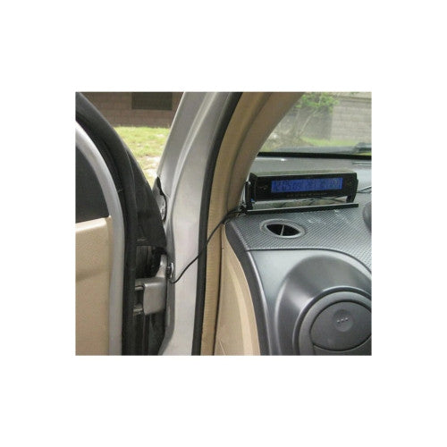 Termometru interior - exterior, ceas si voltmetru Cod: 7013V