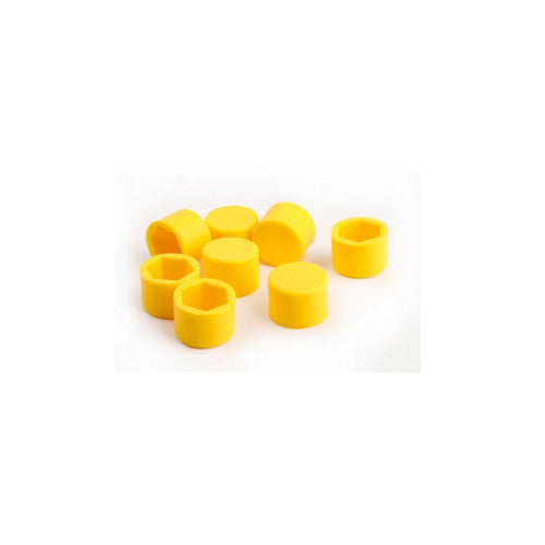 Set capace prezoane auto cauciuc 21 mm 20 bucati culori diverse