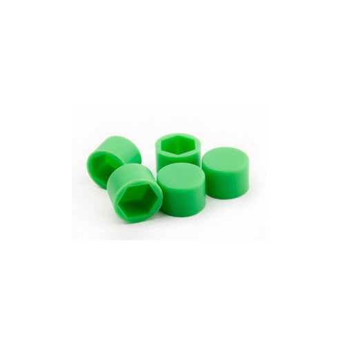 Set capace prezoane auto cauciuc 21 mm 20 bucati culori diverse