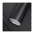 Folie carbon 3D neagra cu tehnologie anti-bule 1m x 1.5m Cod: CF-10BL / MQ-05