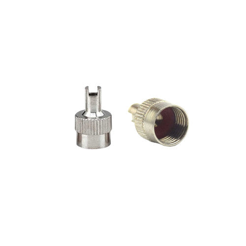 Capace valve auto metalice universale 100 bucati argintii Cod: N-3
