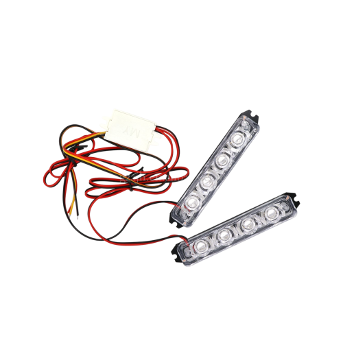 Stroboscop LED auto 12V 9x1.5cm diverse culori Cod: 1529