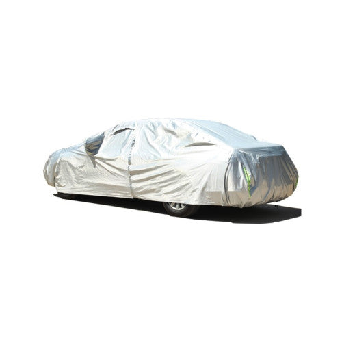 Prelata Auto Universala Premium Hatchback M 4.15x1.75x1.45m Impermeabila cu Fermoar