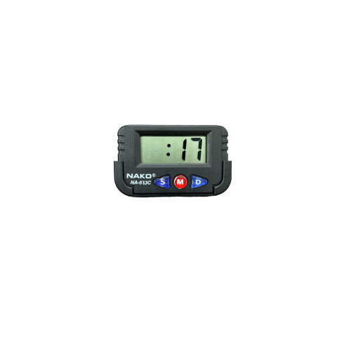 Ceas electronic auto LCD 12/24V cu afisaj digital  Cod: NA613C