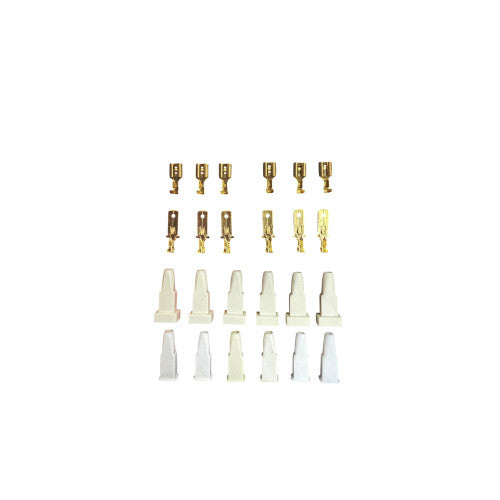 Set 12 papuci electrici mama tata cu izolatie 6.3mm Cod: ART01