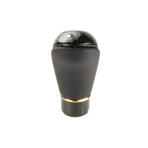 Ornament schimbator viteza auto universal carbon cu imitatie piele 5 viteze Cod: AC-264
