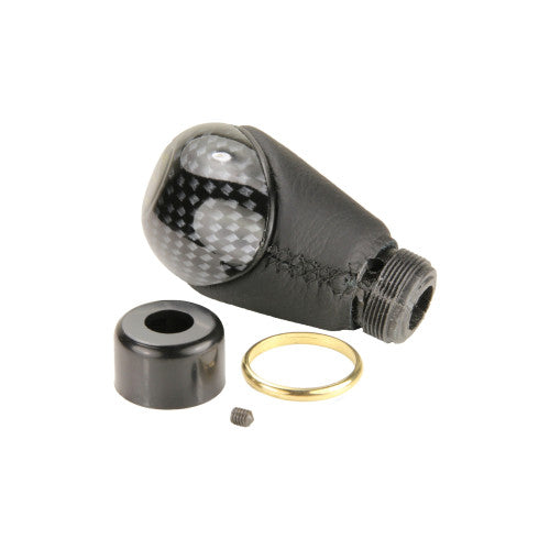 Ornament schimbator viteza auto universal carbon cu imitatie piele 5 viteze Cod: AC-264