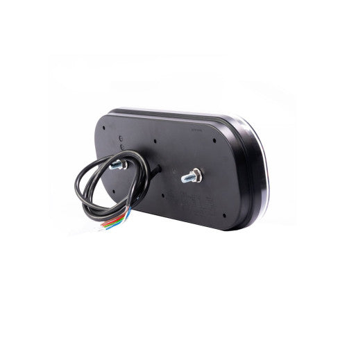 Lampa spate 302x130, LED, 6 functii, stanga, ceata, Fristom Cod: FT-600 L