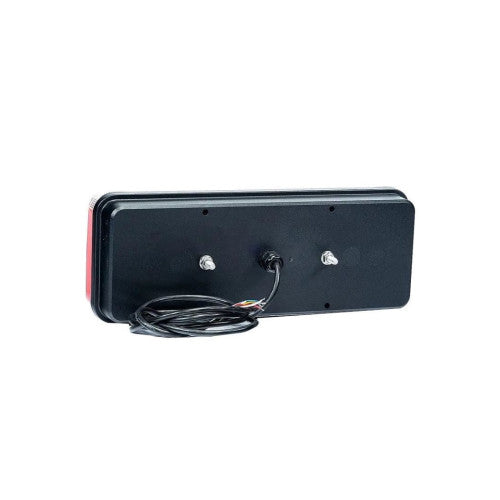 Lampa spate auto LED 6 functii dreapta semnalizare dinamica ceata mers inapoi pozitie frana 400x153 mm 12-36V Fristom Cod: FT-500-25