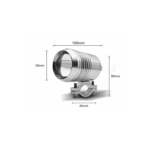 Proiector LED cu lupa 10W 2400 lm 12V cu stroboscop Cod: U2