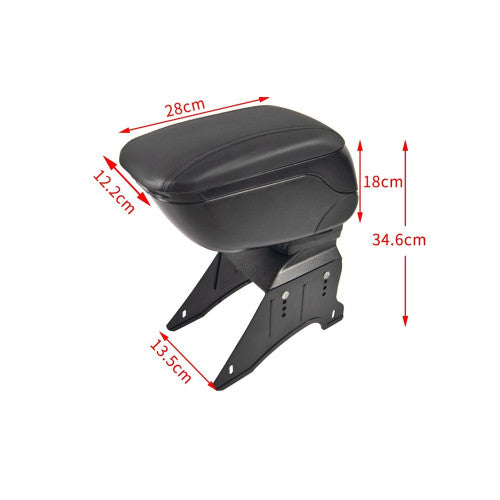 Cotiera auto universala neagra cu suport metalic Cod: 48014