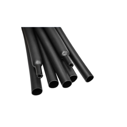 Tub varnis termocontractabil negru 6.0 mm 100 m rola raport contractie 2:1 Cod: VRN-Q6B