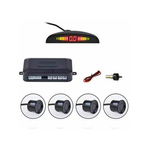 Sistem de parcare cu 4 senzori display si sunet 12V Cod: 4001