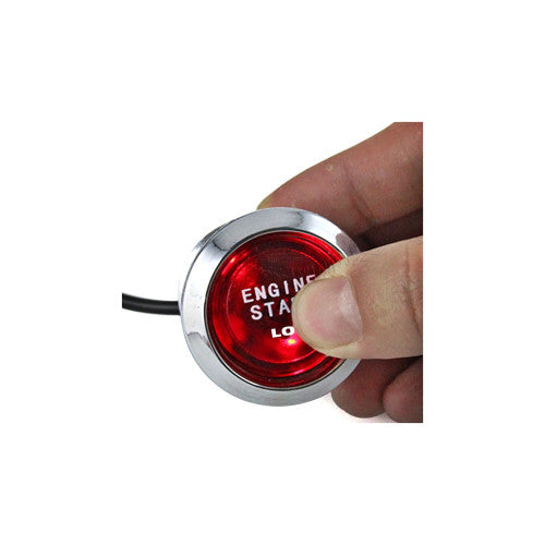 Kit buton pornire motor autoturism cu iluminare  12V Cod: ES02