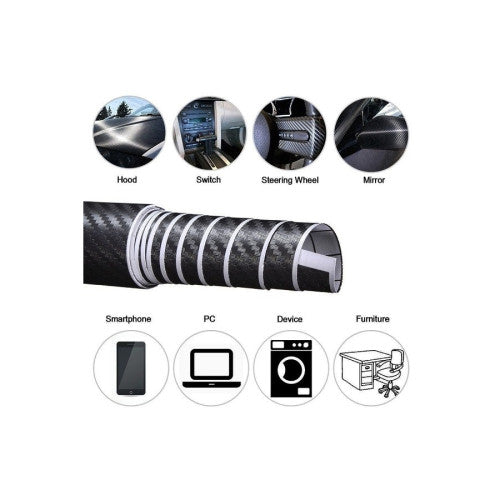 Folie carbon 3D verde pentru colantare auto 1.27m x 1m Cod: KM9008