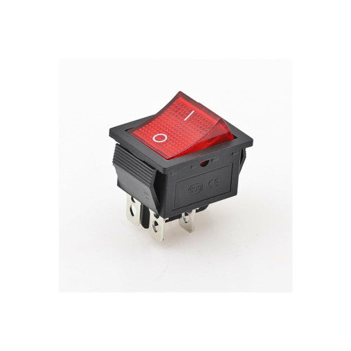 Buton electric rosu  12V Cod: SLI02