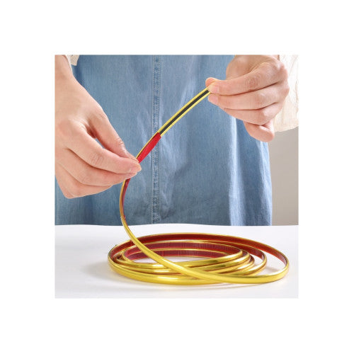 Rola ornament aurie cu adeziv 6mm x 15m