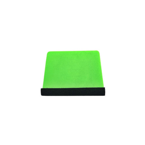 Racleta plastic verde cu insertie material textil pentru montaj folie auto si geamuri Cod: MR-61A