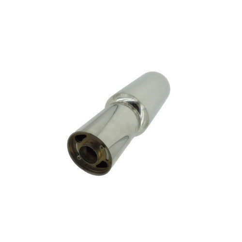 Toba sport inox cu silencer si reglaj de sunet, intrare 5 cm, iesire 9 cm, latime 46 cm Cod: 142PT