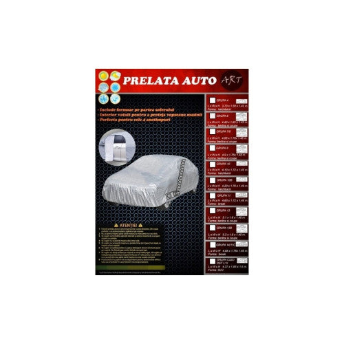 Prelata Auto Deluxe Break Grupa 11 4.60x1.72x1.48m Impermeabila cu Fermoar