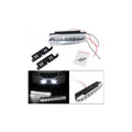 Lumini de zi LED DRL 6000K 8 LED-uri cu lupa 153mm 2 bucati Cod: 903