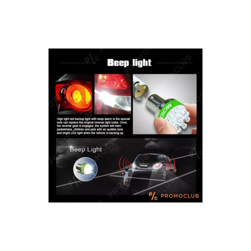 Sirena mers inapoi cu bec LED  Sunet BEEP-BEEP  Cod: 2303 -24V