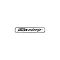 Abtibild Racing culoare alb decorativ pentru exterior si interior Cod: DZ-077