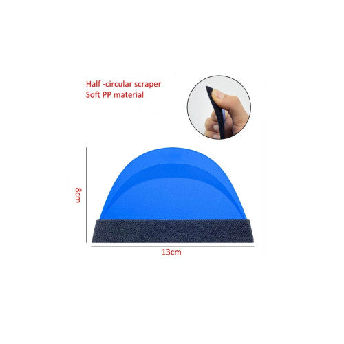 Racleta plastic albastra pentru montaj folie auto si carbon Cod: TM161FB