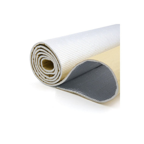 Material insonorizant auto cu aluminiu autoadeziv 6 mm 1 x 10 m Cod: 022AL
