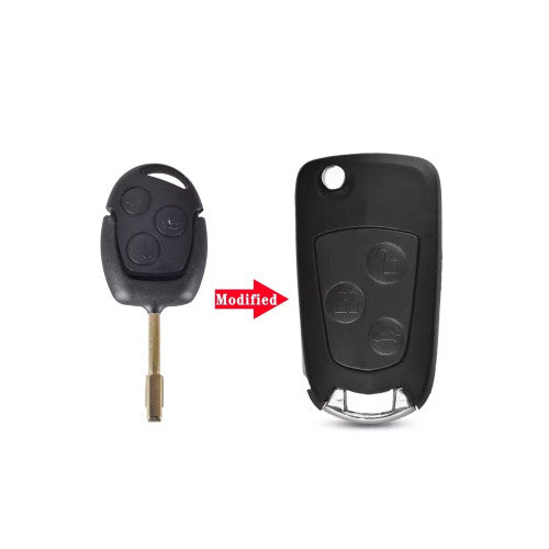 Carcasa telecomanda briceag compatibila Ford, cu lamela, Cod: 1610
