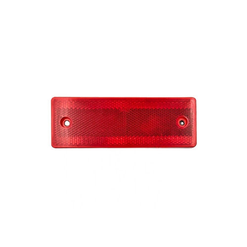 Dreptunghi reflectorizant rosu 5x15cm auto universal Cod: FGB-02
